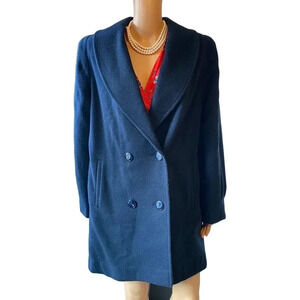 VTG Spencer Douglas Wool Blend Double Breasted Coat Jacket Suit Women XL-1X